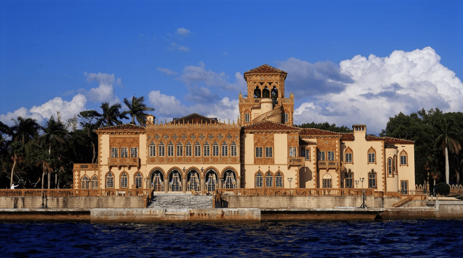 Ca’ d’Zan mansion at The Ringling in Sarasota, Florida — iconic estate-day attraction for visitors staying in Siesta Key vacation rentals